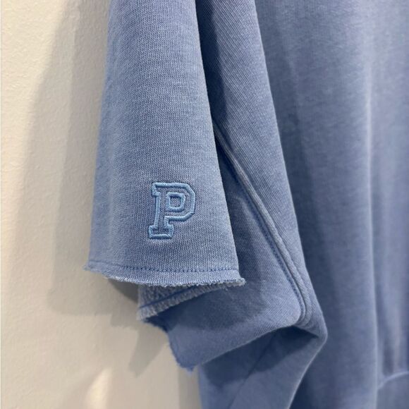 Victoria Secret Raglan Short Sleeve Cropped Fleece Size X Small - Picture 3 of 4